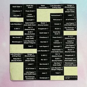 Star Wars Vintage Darth Vader Figure Case Original Sticker Label Sheet 1980 ESB